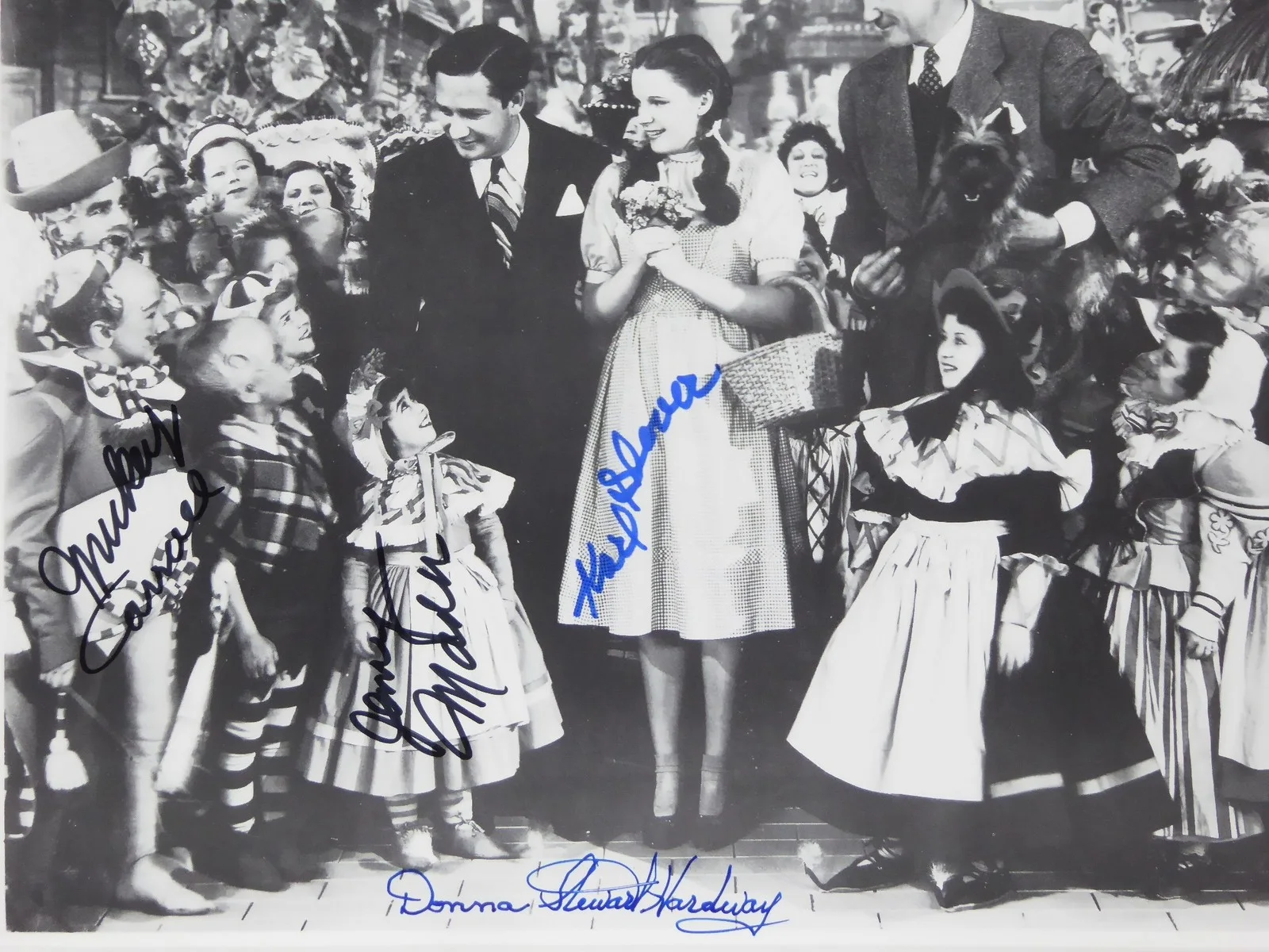 Mickey Carroll — Wizard Of Oz Signed 11x14 Photo Mickey Carroll Jerry Maren Hardway +1 JSA COA, изображение 3