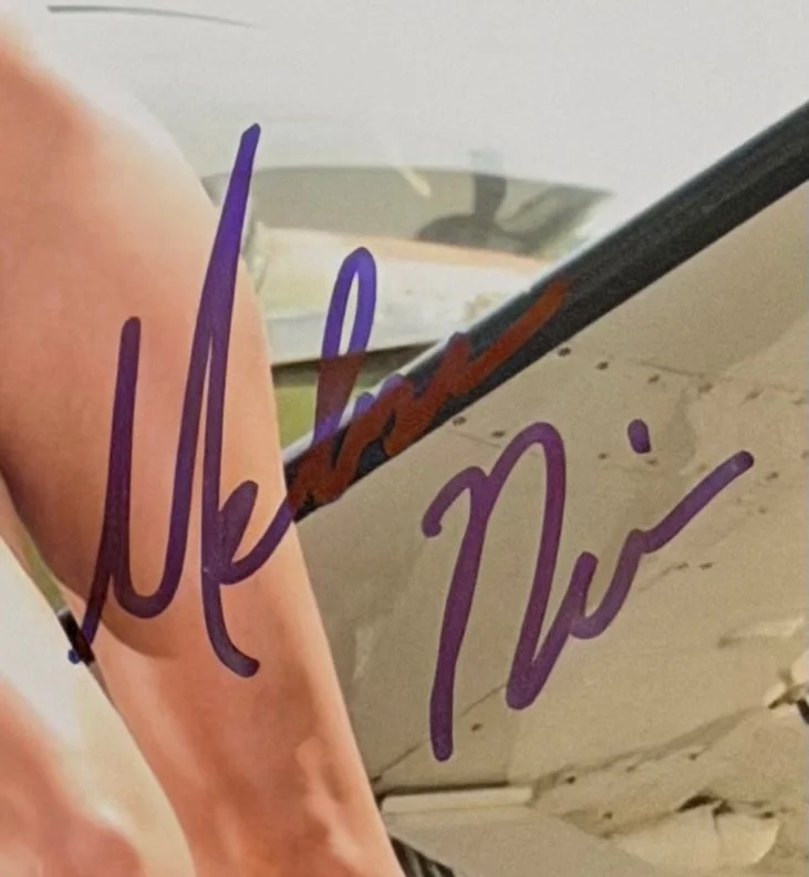 Melissa Riso — Melissa Riso Signed 8x10 Photo Autographed Glamour Aviation Pin-Up COA, изображение 2