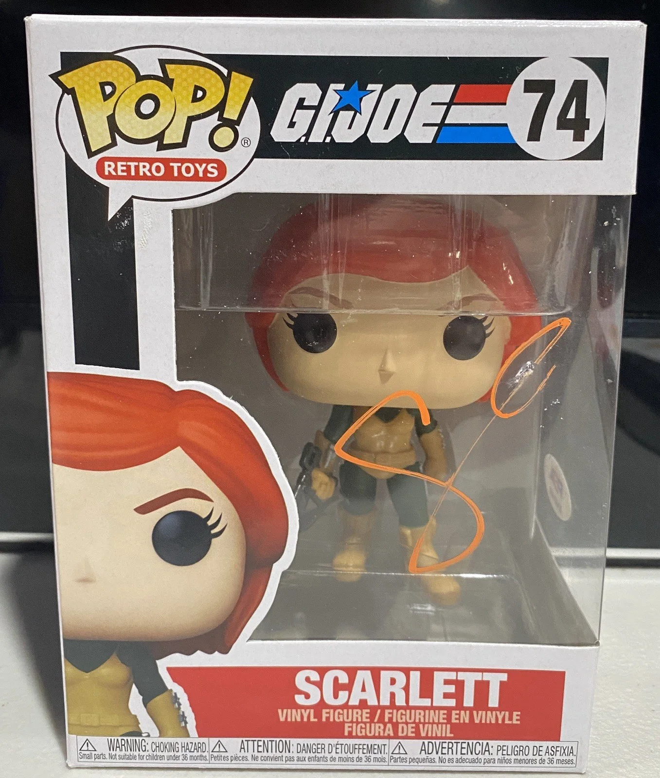 Samara Weaving — Samara Weaving Signed Scarlett G.I. Joe Funko Pop 74 (PSA COA)