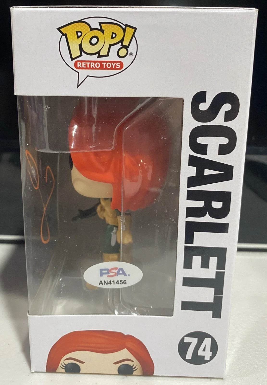Samara Weaving — Samara Weaving Signed Scarlett G.I. Joe Funko Pop 74 (PSA COA), image 2