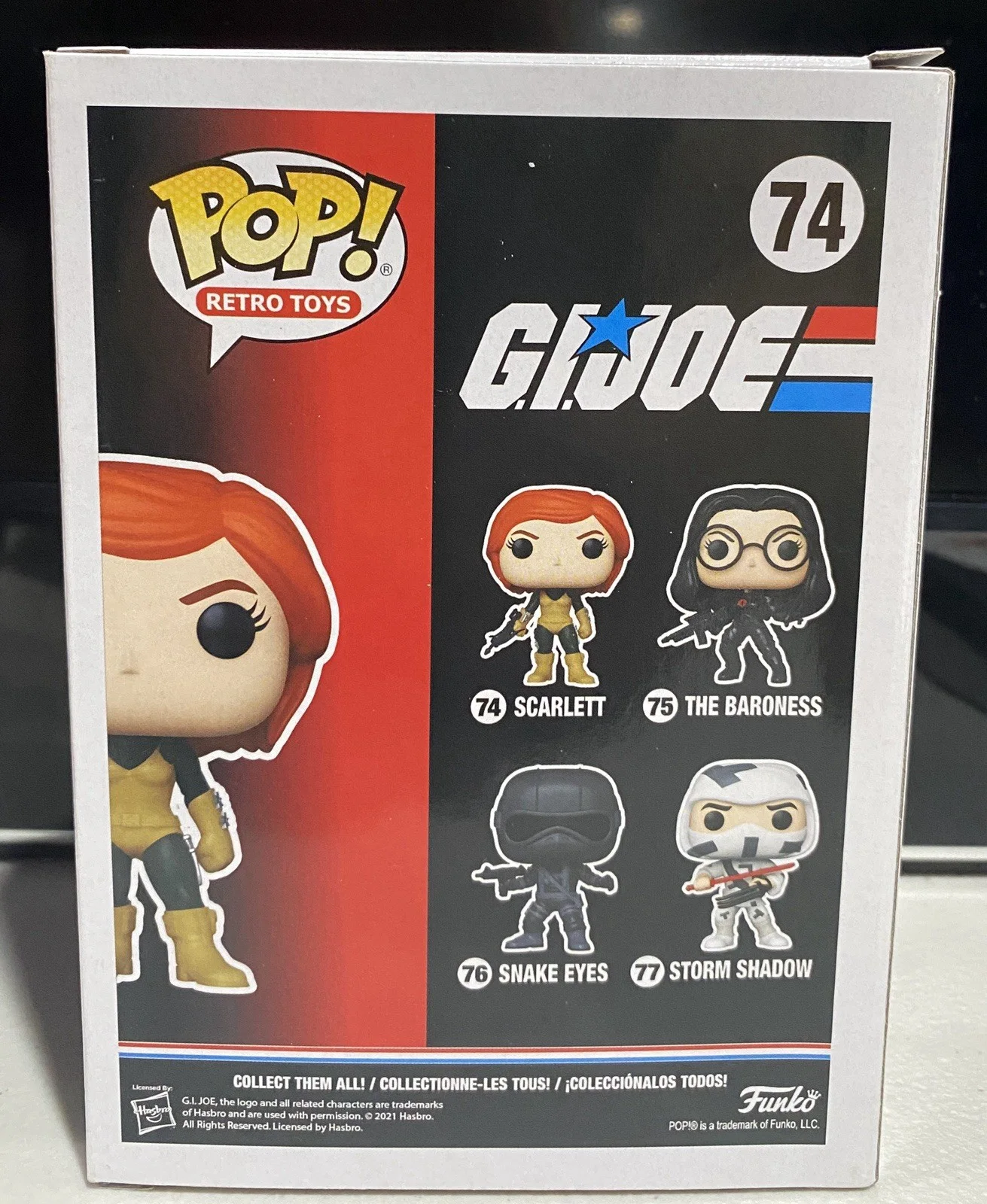 Samara Weaving — Samara Weaving Signed Scarlett G.I. Joe Funko Pop 74 (PSA COA), image 3