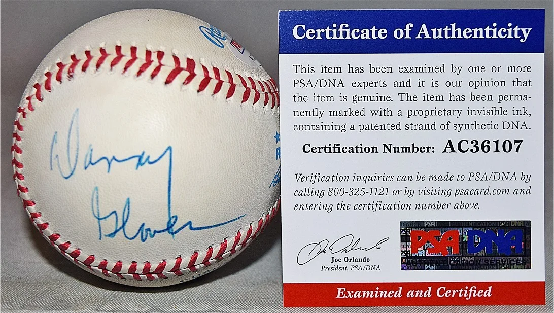 Danny Glover — 1990's -DANNY GLOVER- PSA/DNA Signed/Autograph/Auto Vintage OAL BASEBALL