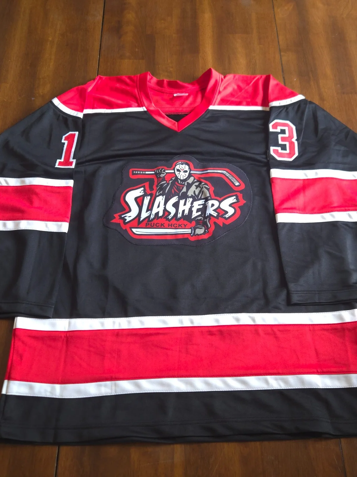 Ari Lehman — Jason Voorhees Signed Hockey Jersey #13 – JSA Witness COA – Friday the 13th, изображение 3