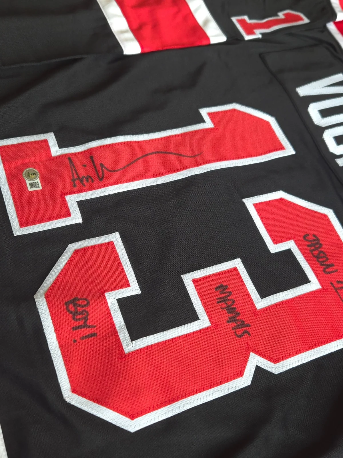 Ari Lehman — Jason Voorhees Signed Hockey Jersey #13 – JSA Witness COA – Friday the 13th, изображение 4