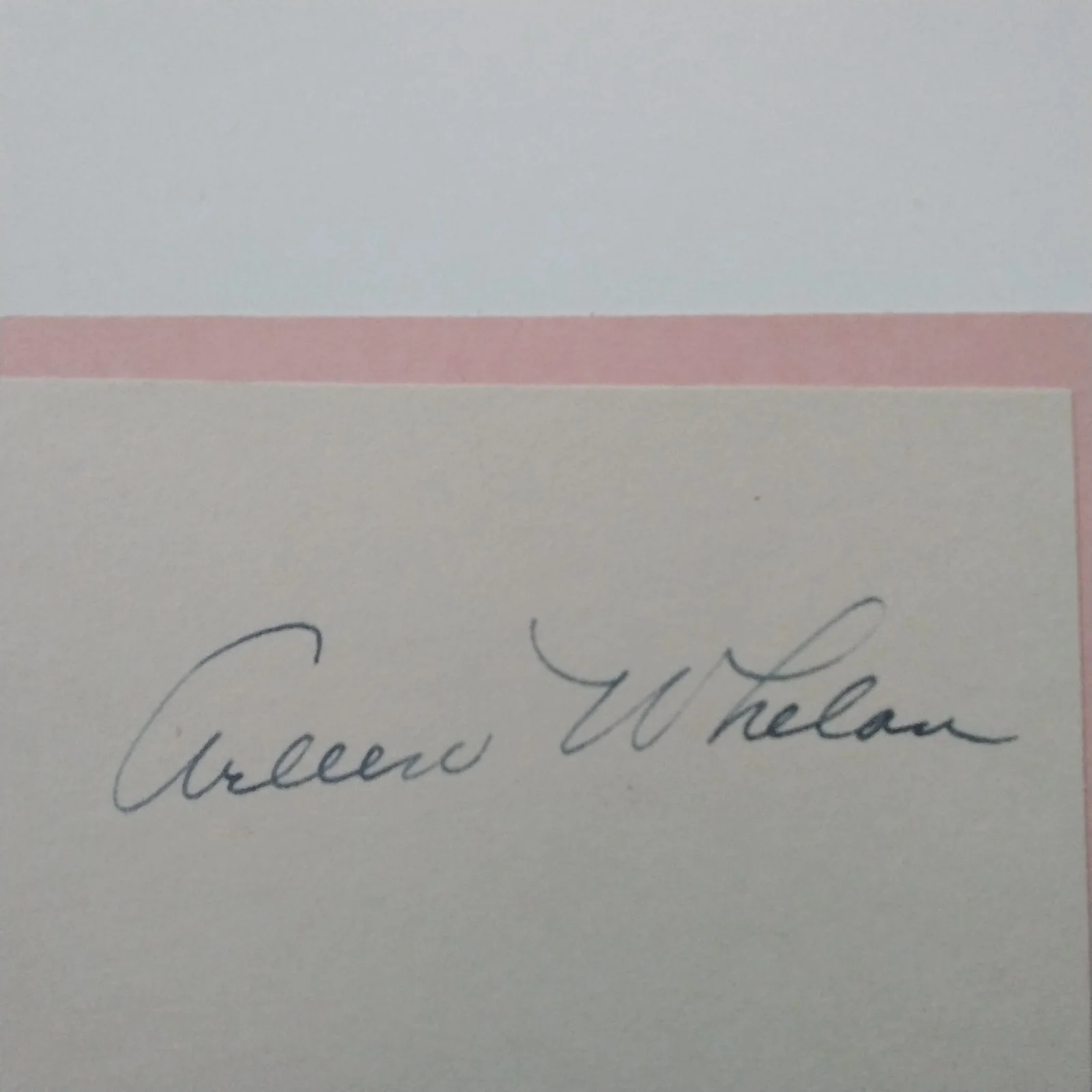 Arleen Whelan SIGNED Card Photo 30s Movie Actress Kidnapped Mr Lincoln Ramrod, изображение 4