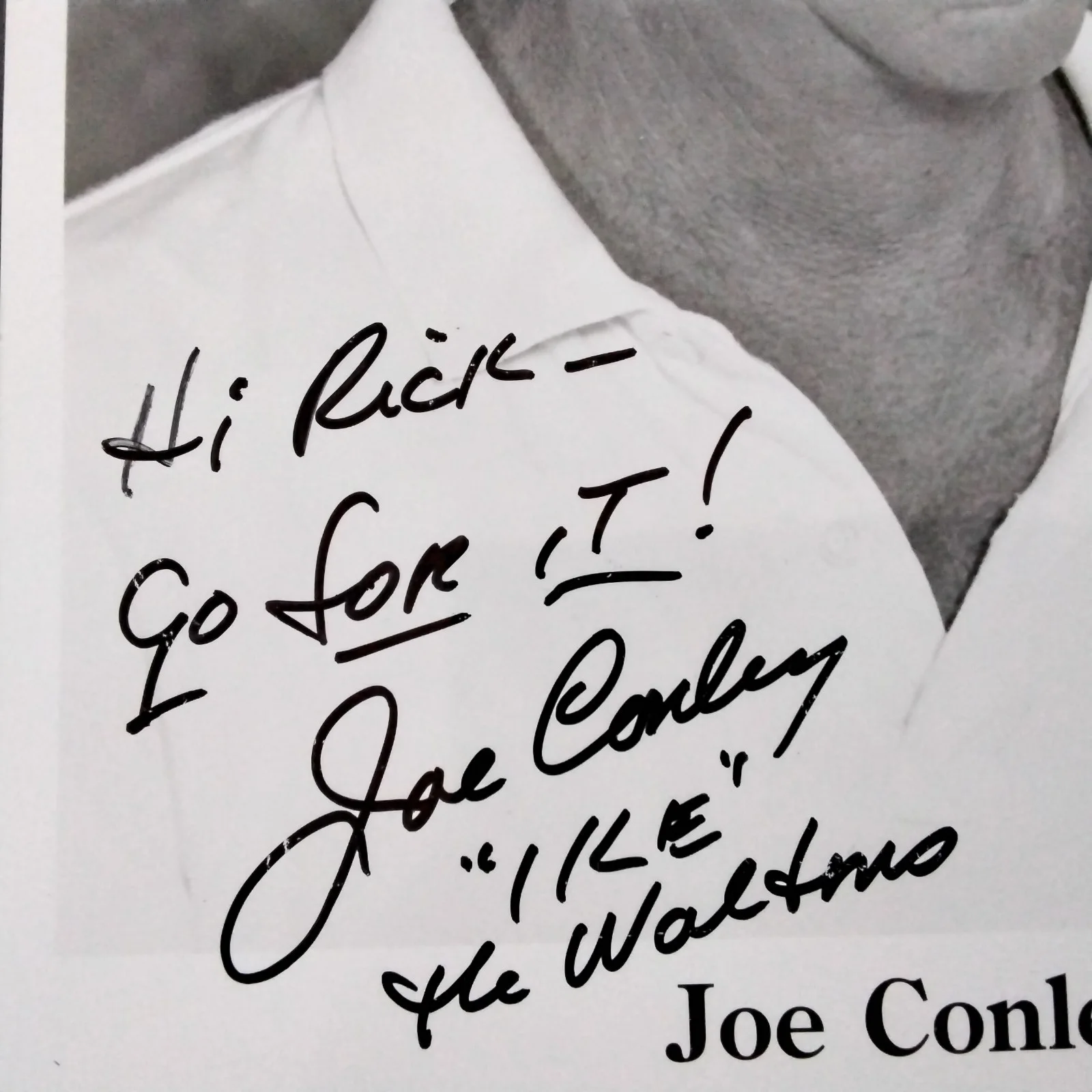 Joe Conley SIGNED Photo Movie TV Actor The Waltons Crimes of Passion Cast Away, изображение 4