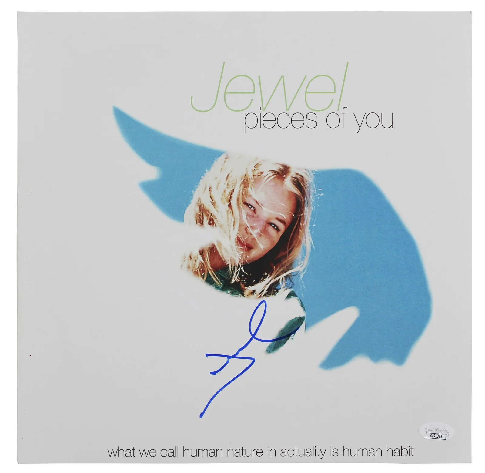 Jewel — Jewel Authentic Signed Pieces of You Album Cover W/ Vinyl JSA #CF71382, изображение 2