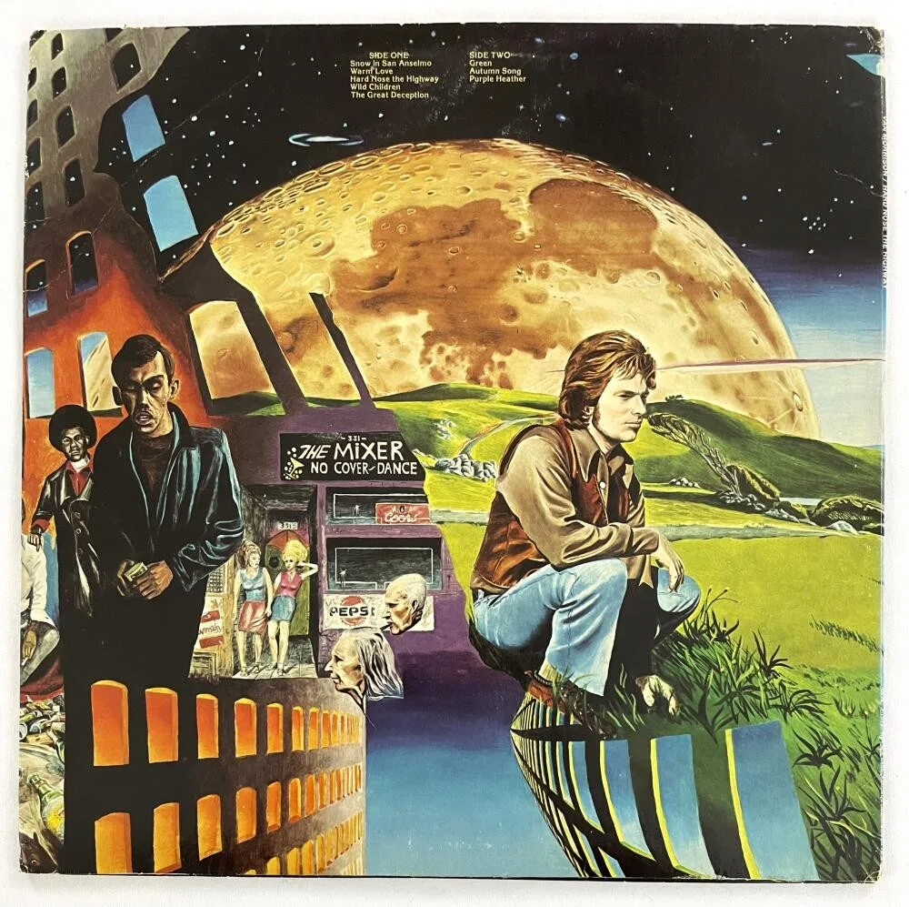 Van Morrison — Van Morrison Signed Autograph Album Vinyl Record LP - Hard Nose the Highway JSA, image 2