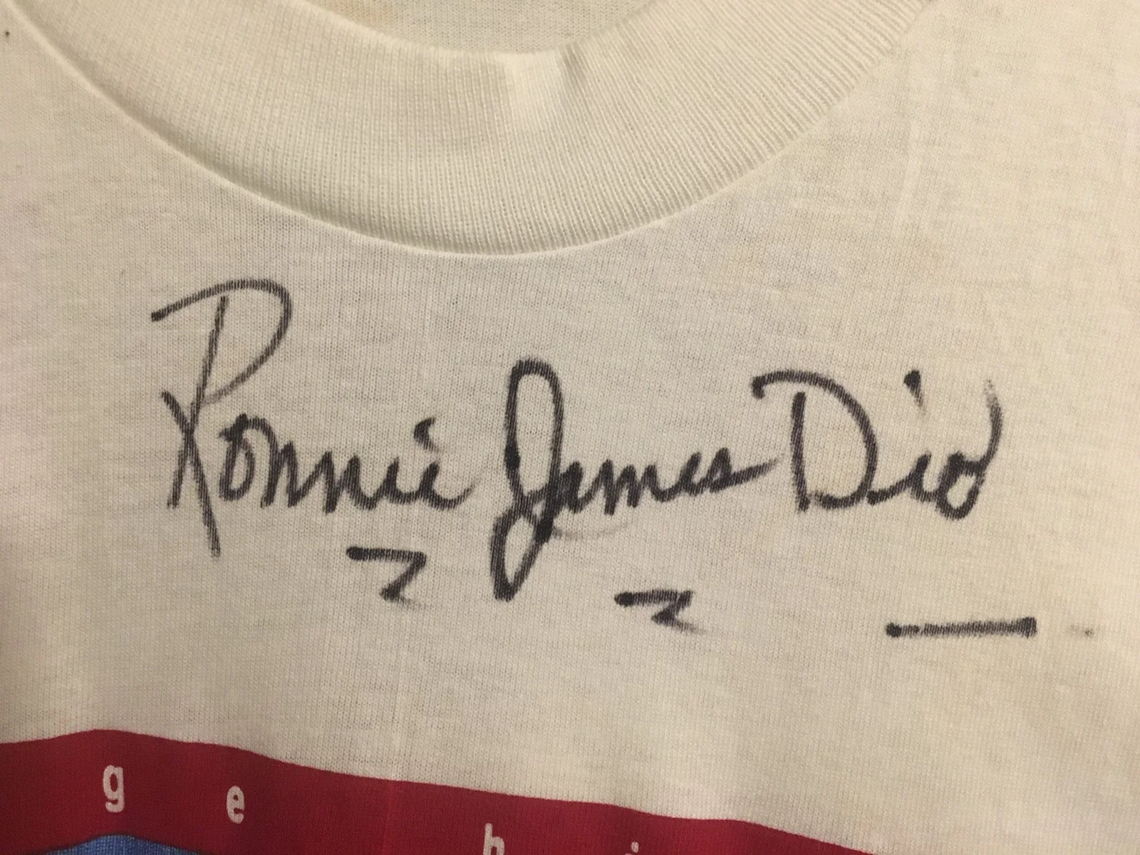 Autographed T-Shirt - Ronnie James Dio, image 2