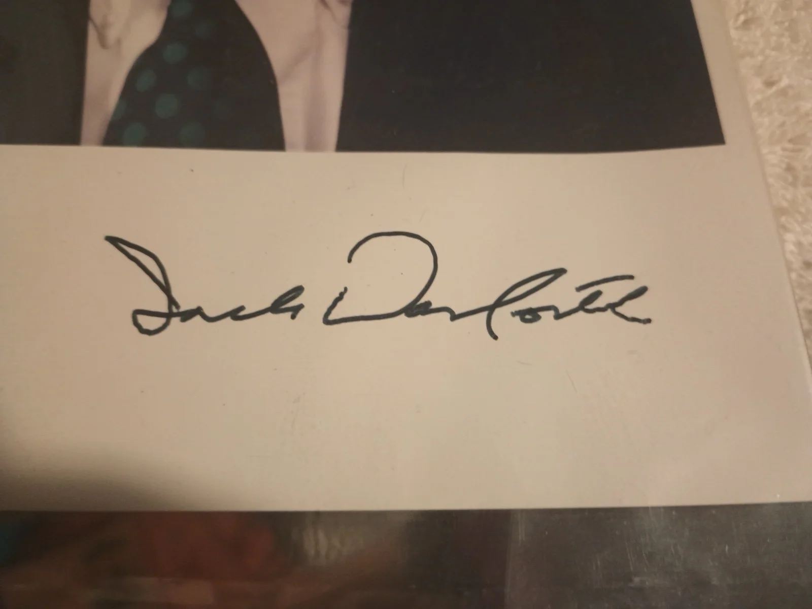Senator John Danforth MO: Hand Signed Political Leader Photo 8x10 “ / Nice, image 2