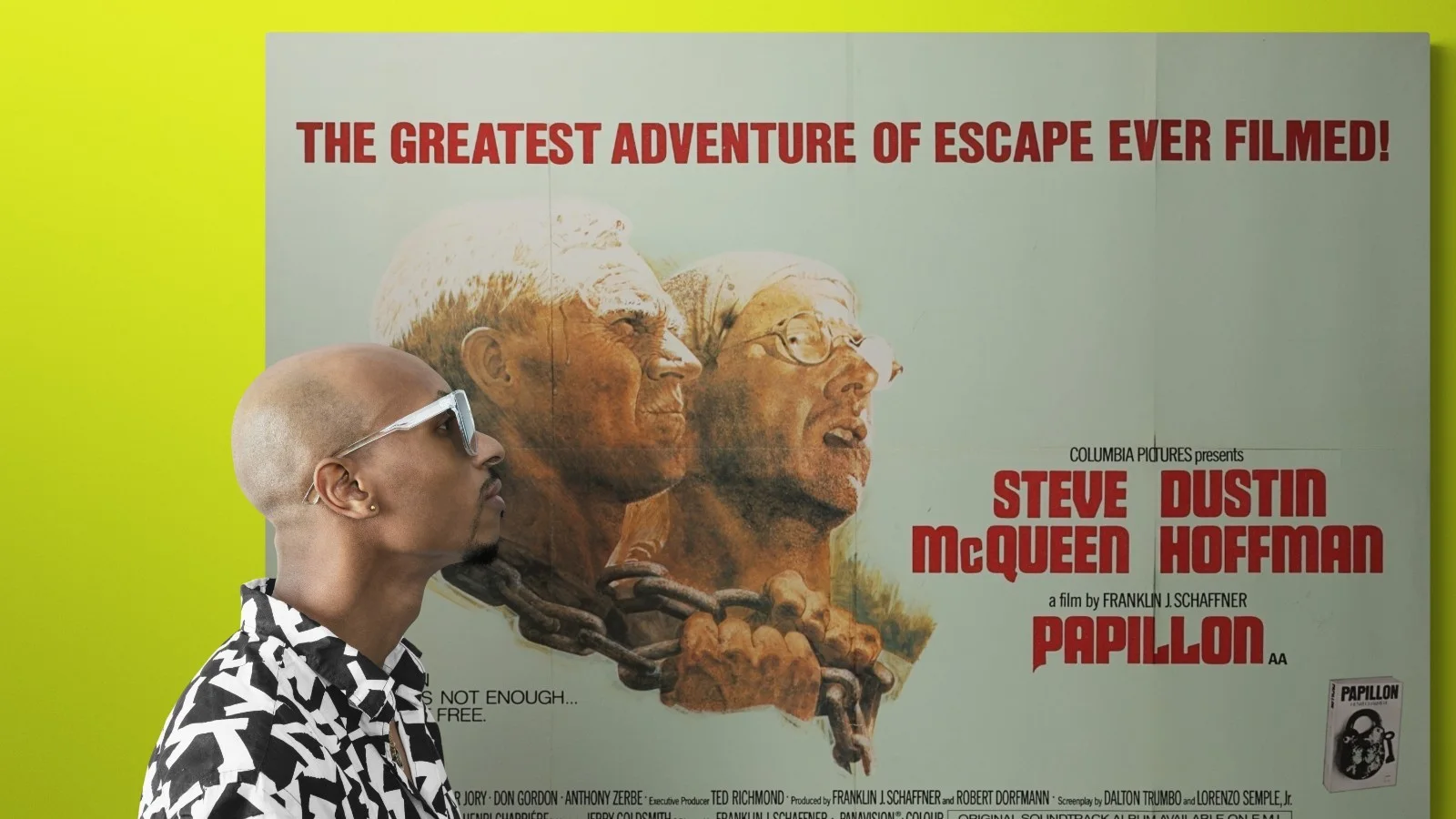 Papillon – A3 Poster + Rare A4 Lobby Card Cinema Display Set, изображение 3