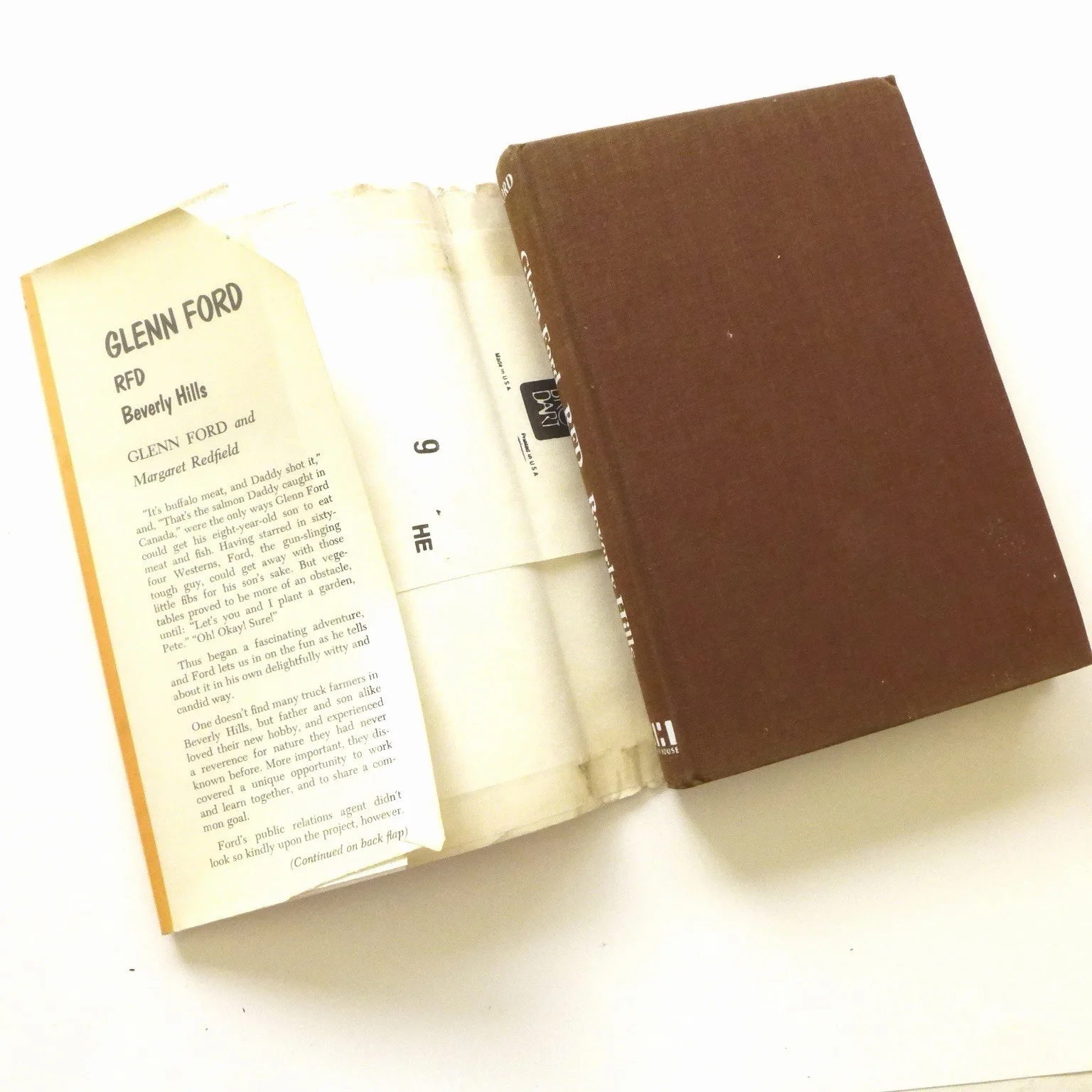 Glenn Ford — Glenn Ford Book RFD Beverly Hills Gilda Big Heat Human Desire Signed Autograph, image 4