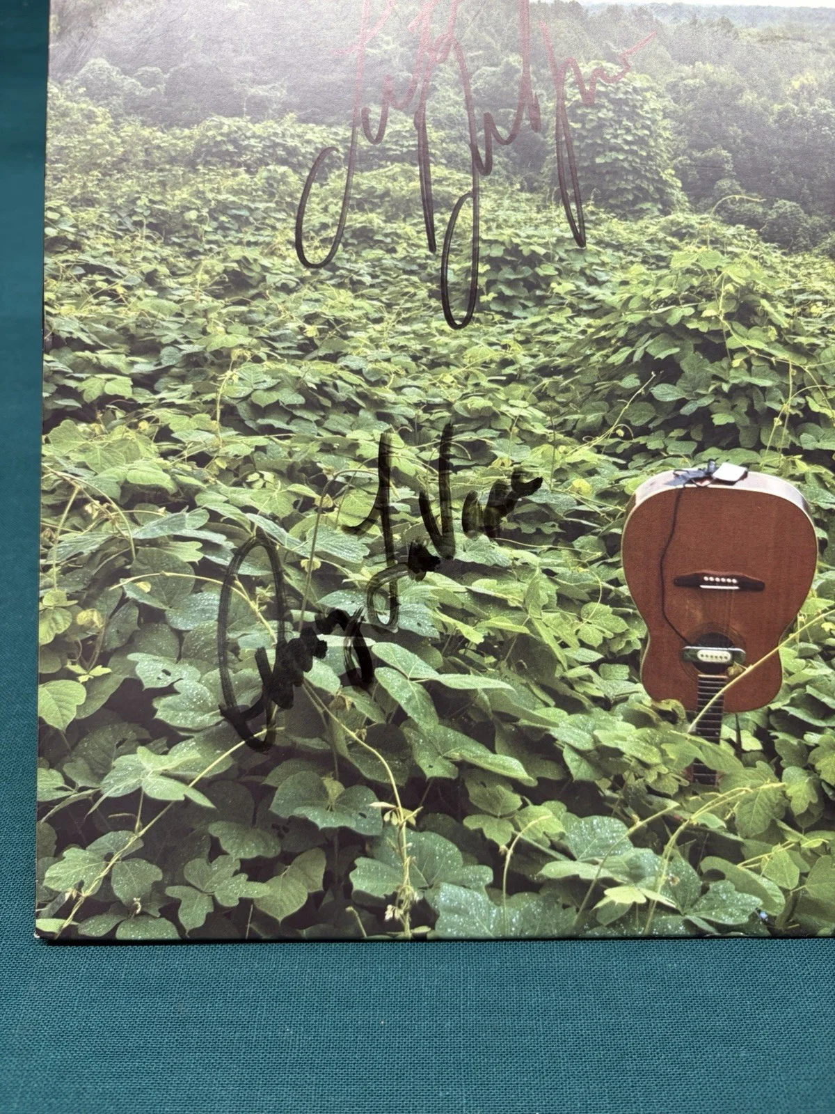 Pair of Luther Dickinson Signed Vinyls Rock 'n Roll Blues/ Hambone's Meditations, image 4