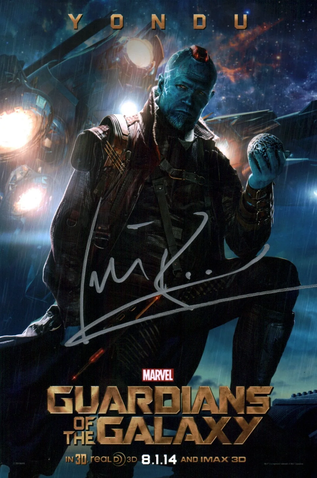 Michael Rooker — Michael Rooker Guardians of the Galaxy 8x12 Signed Photo JSA Certified Autograph