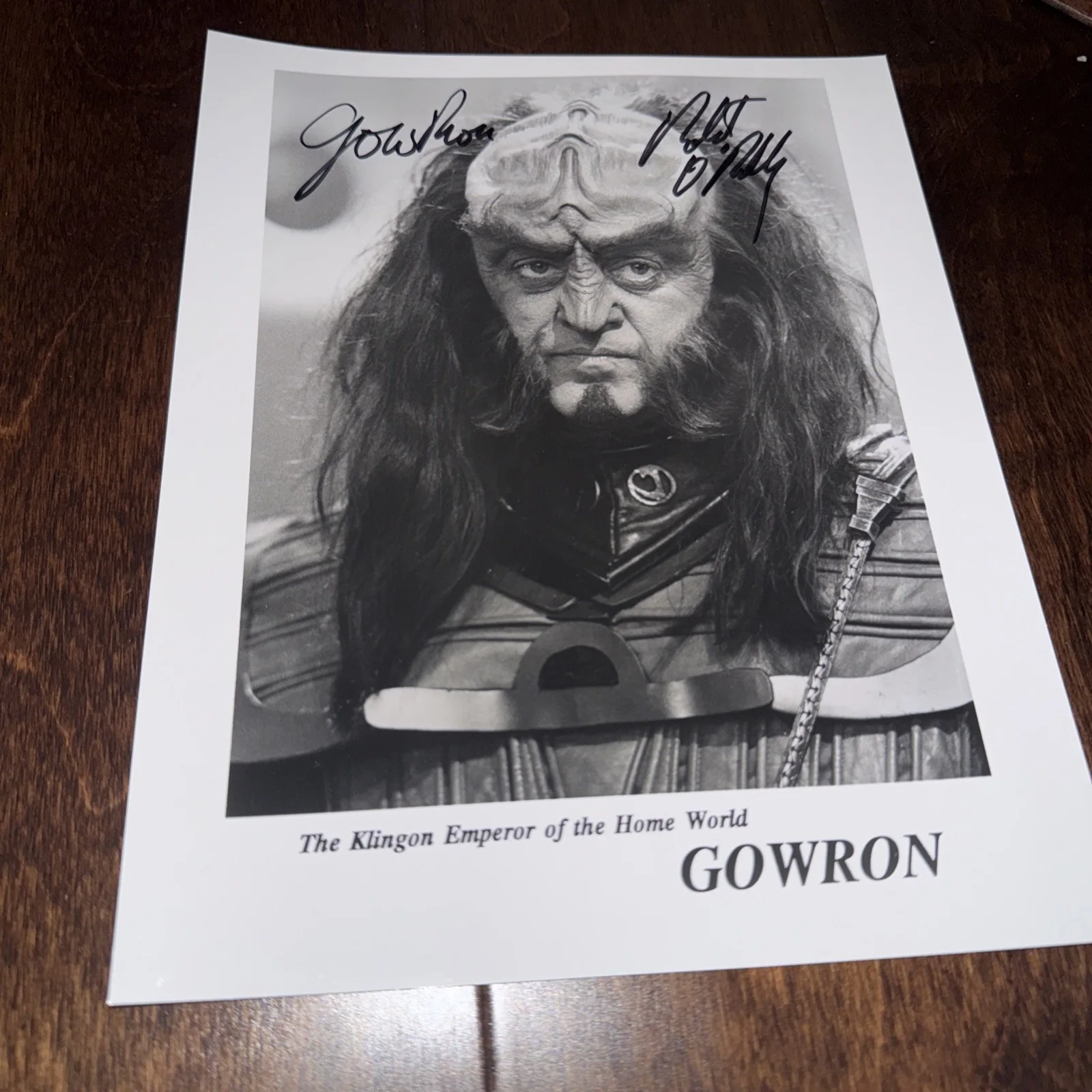 Robert O'Reilly — Robert O'Reilly SIGNED 8x10 Photo TV Movie Actor GOWRON Star Trek Deep Space 9, image 4