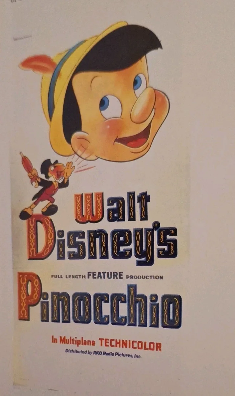 Disney Classic Style "Pinocchio" 1940 Premium Reproduction Fine Art Postcard, изображение 3