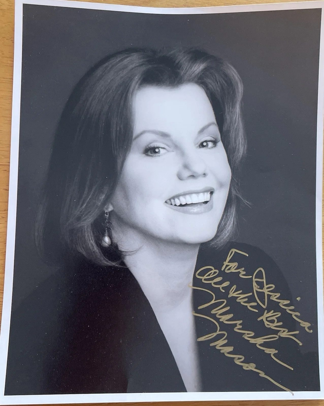 Marsha Mason — Actress Marsha Mason Autograph Photo "Good Bye Girl", изображение 2