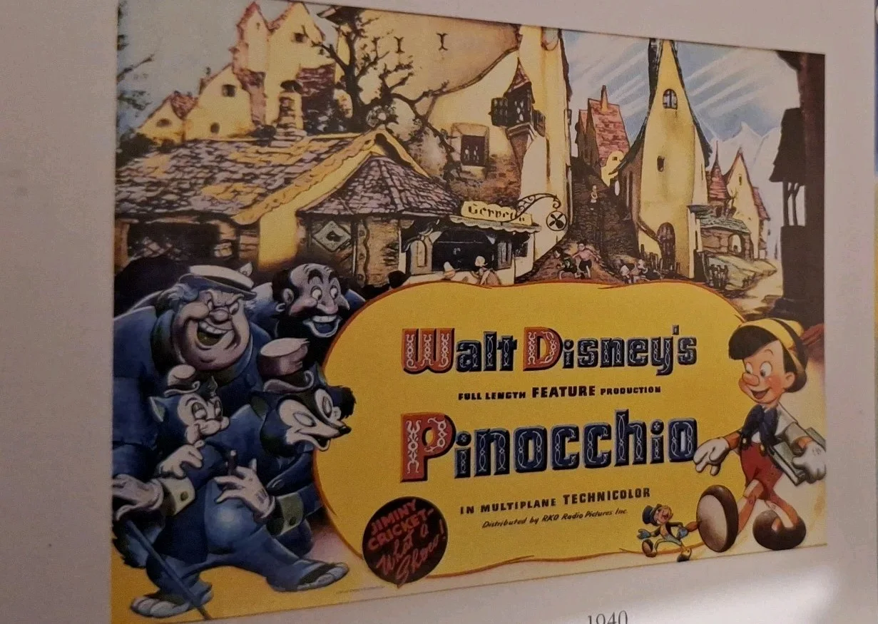 Disney Classic Style "Pinocchio" 1940 Premium Reproduction Fine Art Postcard, изображение 2
