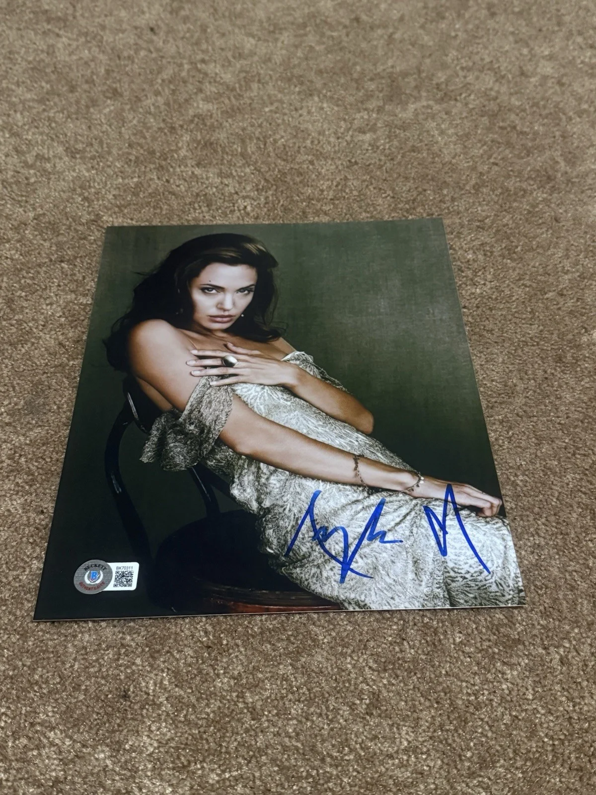 Angelina Jolie — Angelina Jolie Autographed 8x10 Photo Beckett COA Signed Movie Memorabilia