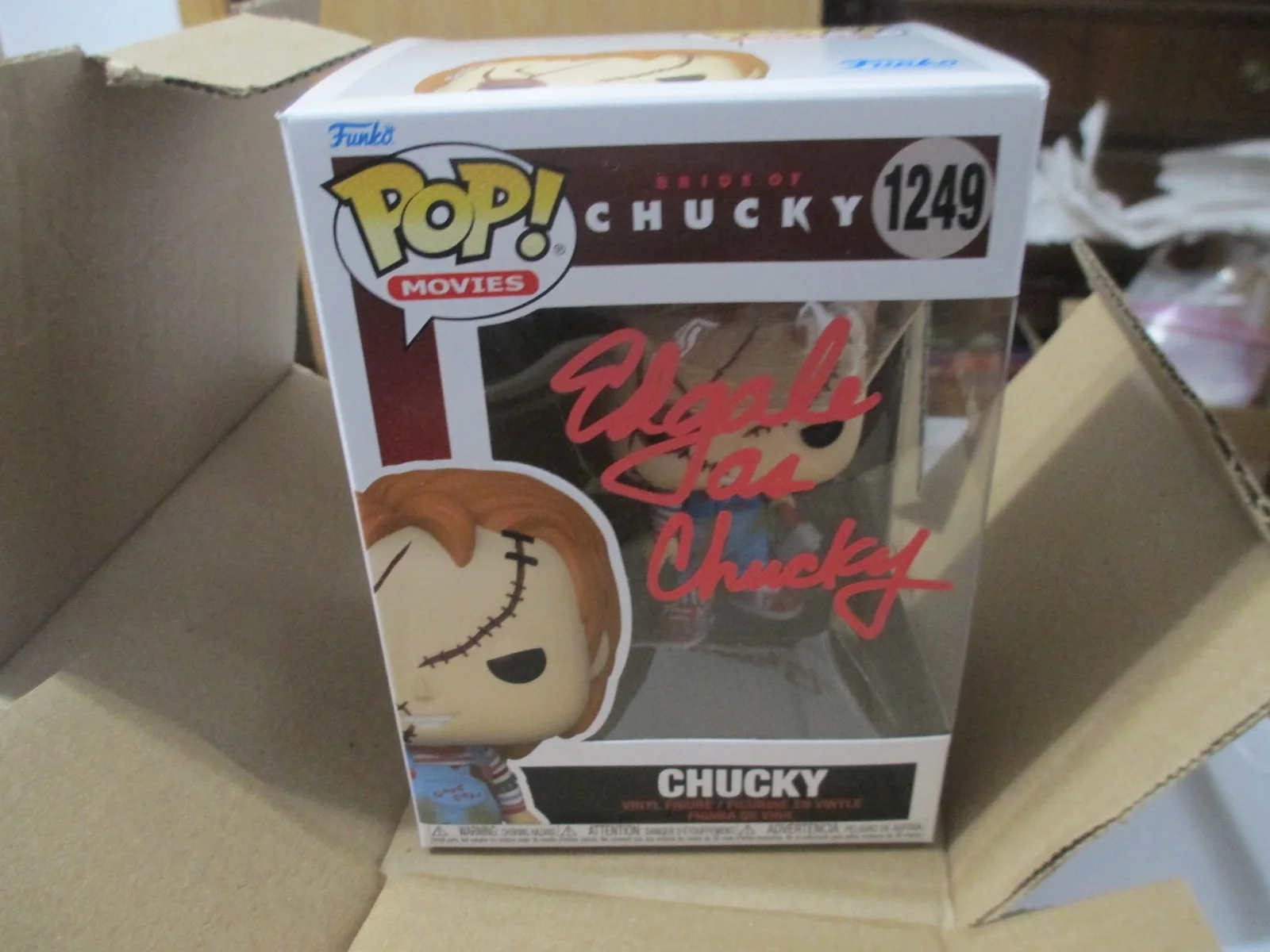 Ethann Isidore — Ed Gale As " Chucky " Autographed Funko Pop, image 2