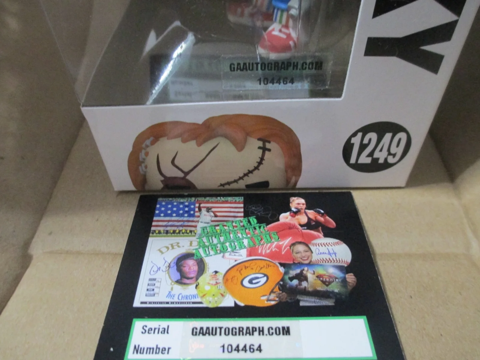 Ethann Isidore — Ed Gale As " Chucky " Autographed Funko Pop, image 3