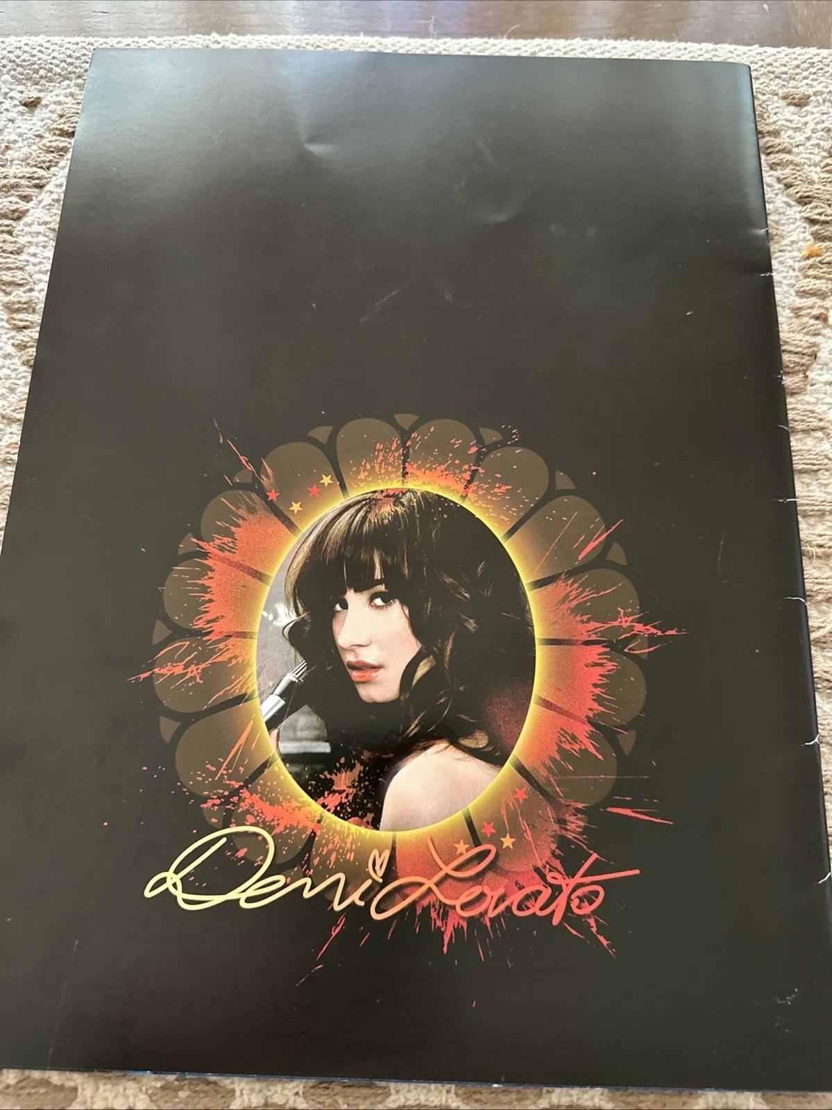 Demi Lovato Signed Here We Go Again CD +2009 Tour Program Booklet And Ticket, image 3