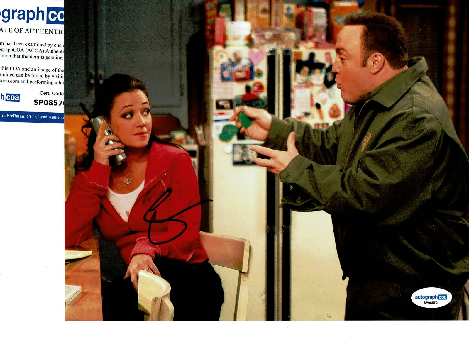 Leah Remini — Kevin Can Wait Leah Remini autographed 8x10 photo with Kevin James Certified
