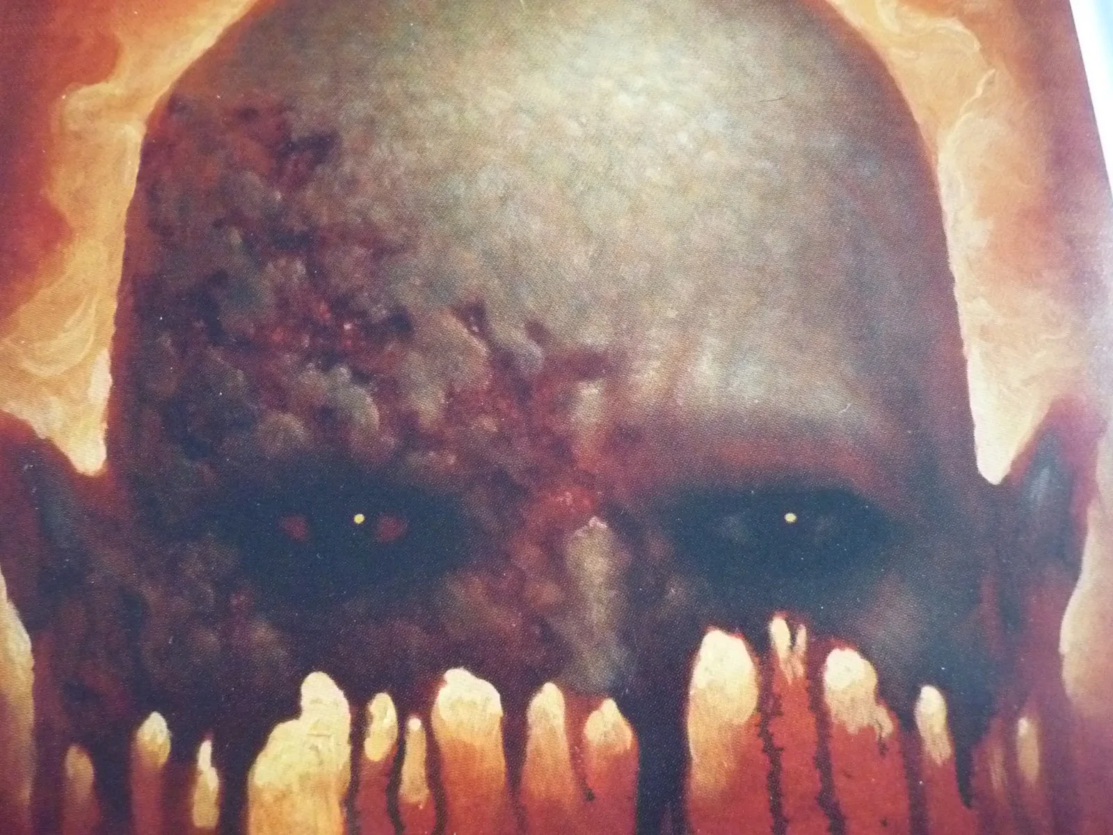 Framed mounted a4 inchs Poster Film romero dawn of the dead zombie head, изображение 2