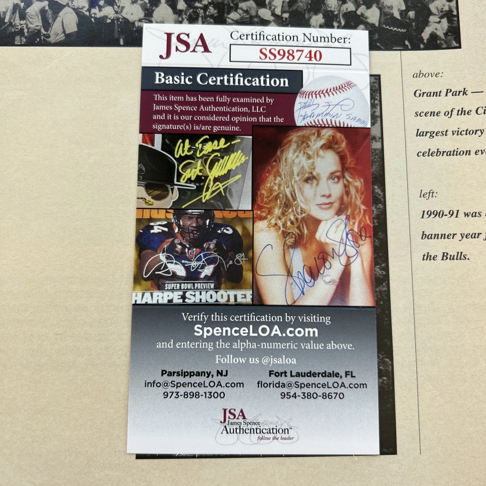 Jim Belushi — JIM BELUSHI Autograph on Magazine Page JSA COA, image 4