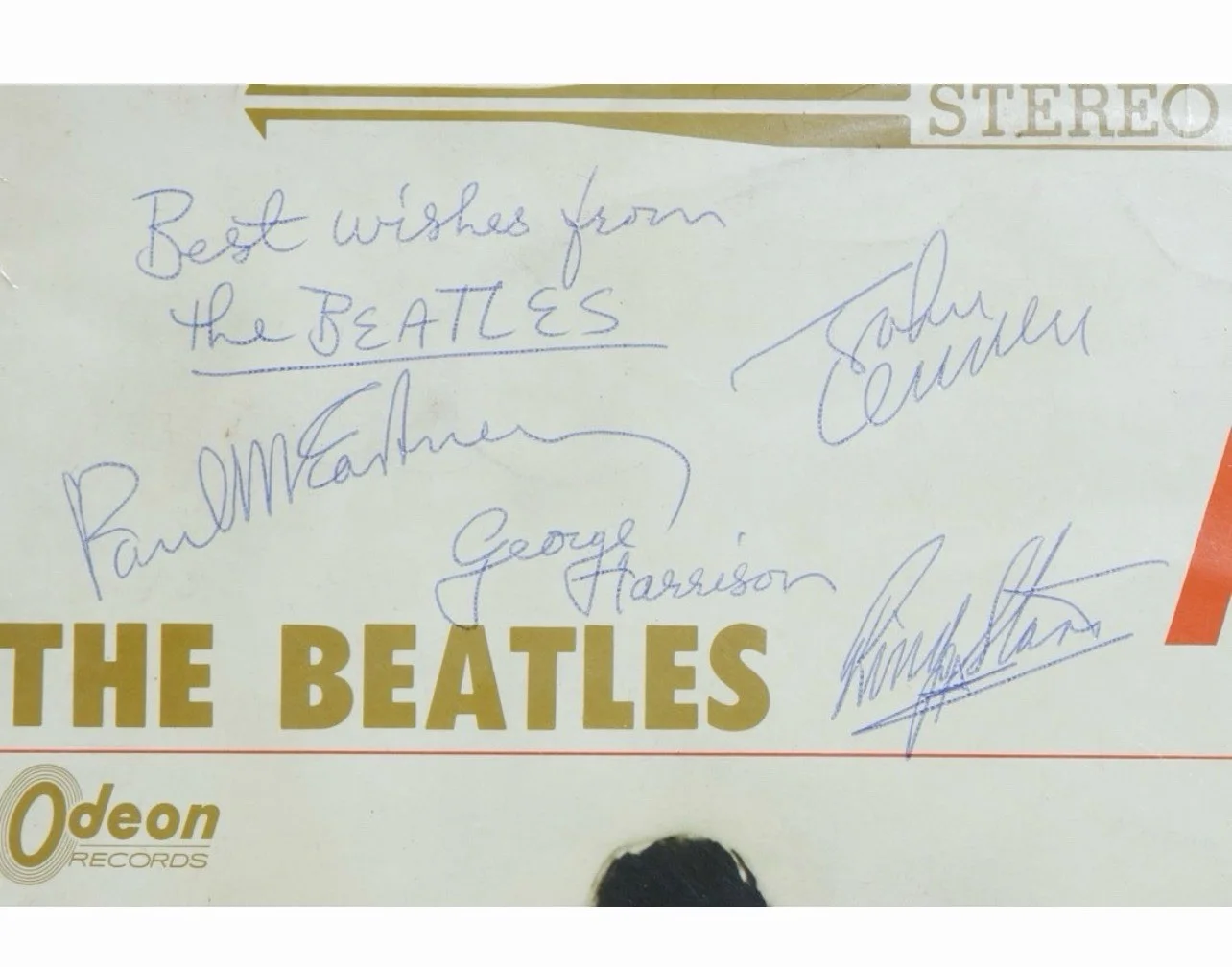 Rare Beatles Signed "A Hard Day’s Night" Odeon Records Japan Album, image 2