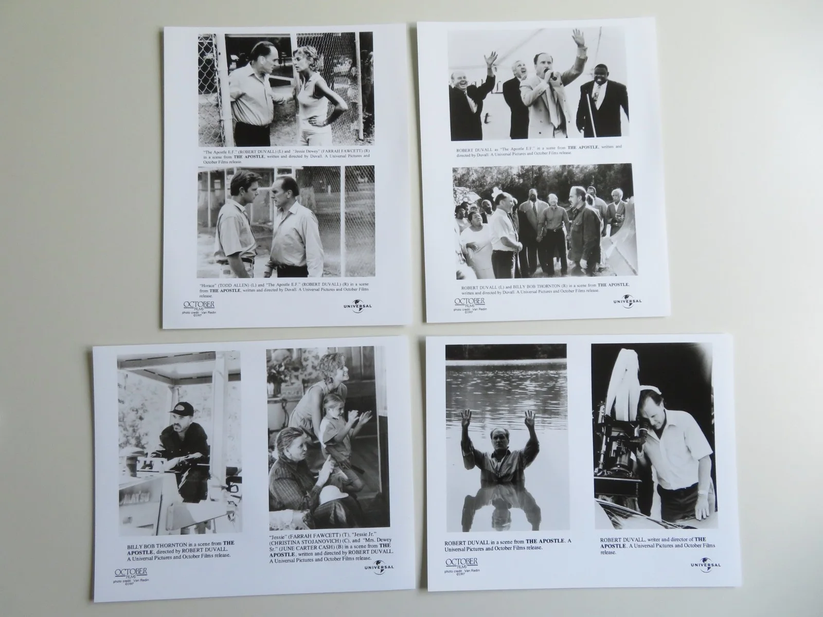 THE APOSTLE PRESS KIT 1997 ROBERT DUVALL BILLY BOB THORNTON, image 4