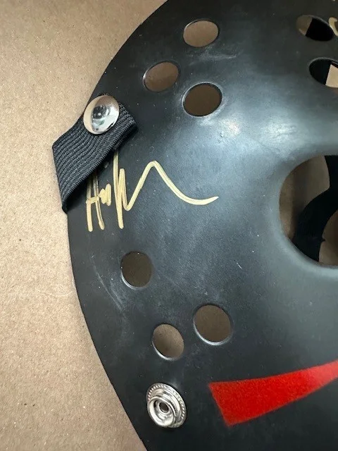 Ari Lehman — Ari Lehman autographed signed mask Jason Voorhees Friday the 13th Beckett COA, image 2