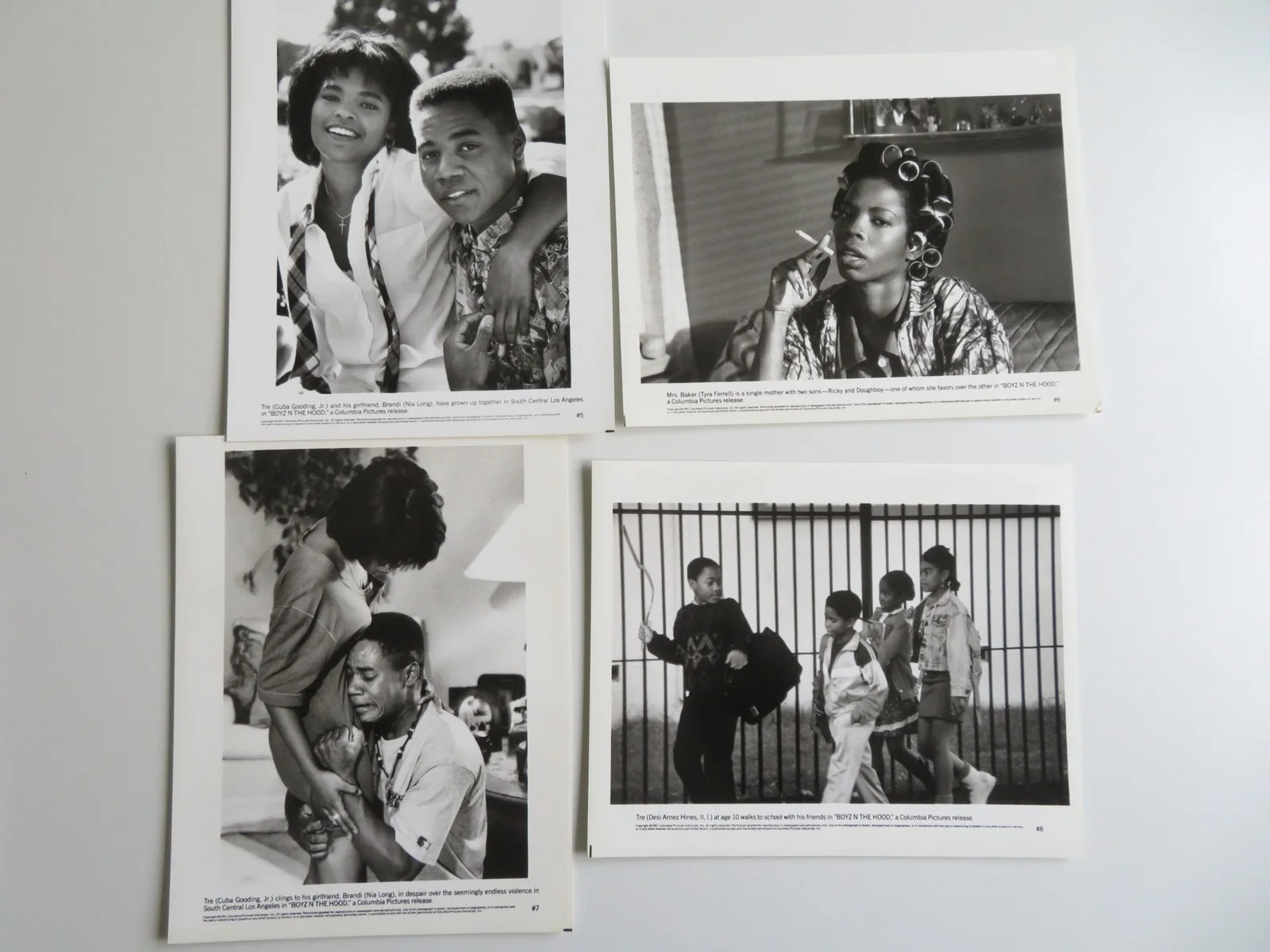 BOYZ IN THE HOOD PRESS KIT 1991 ICE CUBE LAURENCE FISHBURNE CUBA GOODING JR., image 4