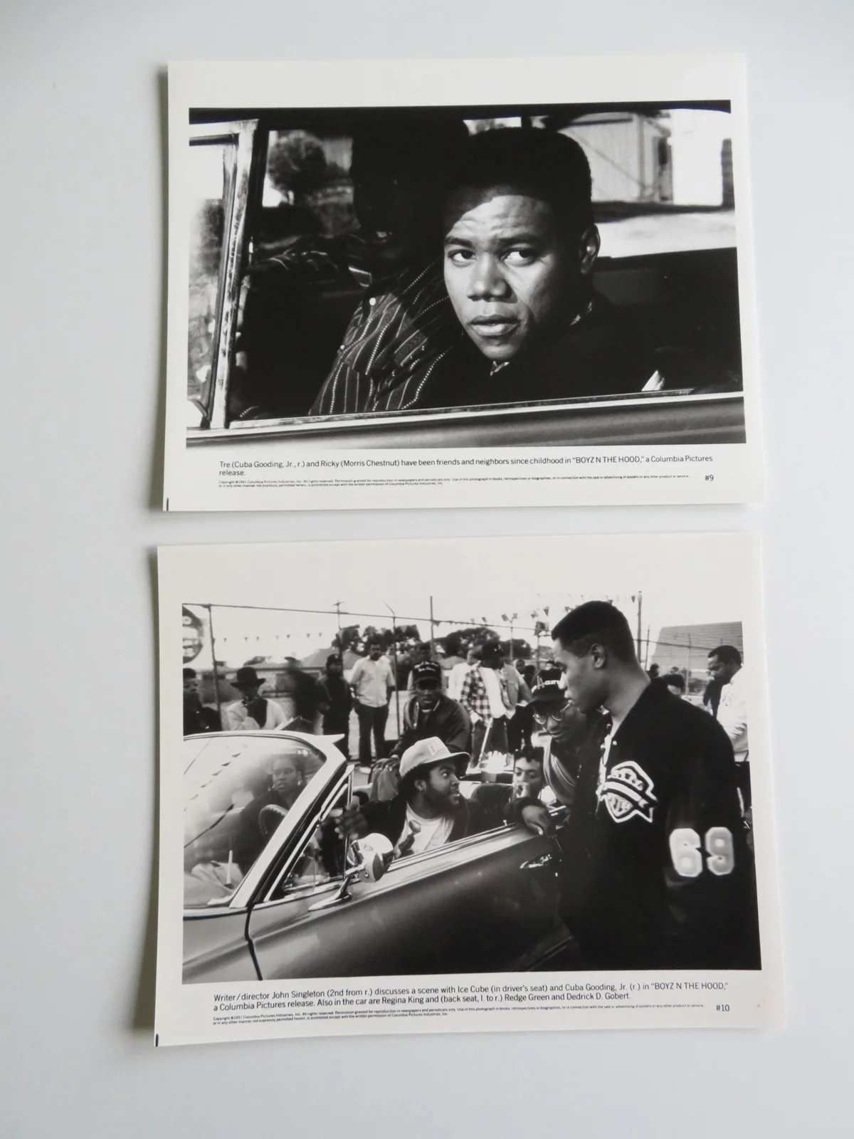 BOYZ IN THE HOOD PRESS KIT 1991 ICE CUBE LAURENCE FISHBURNE CUBA GOODING JR., image 5