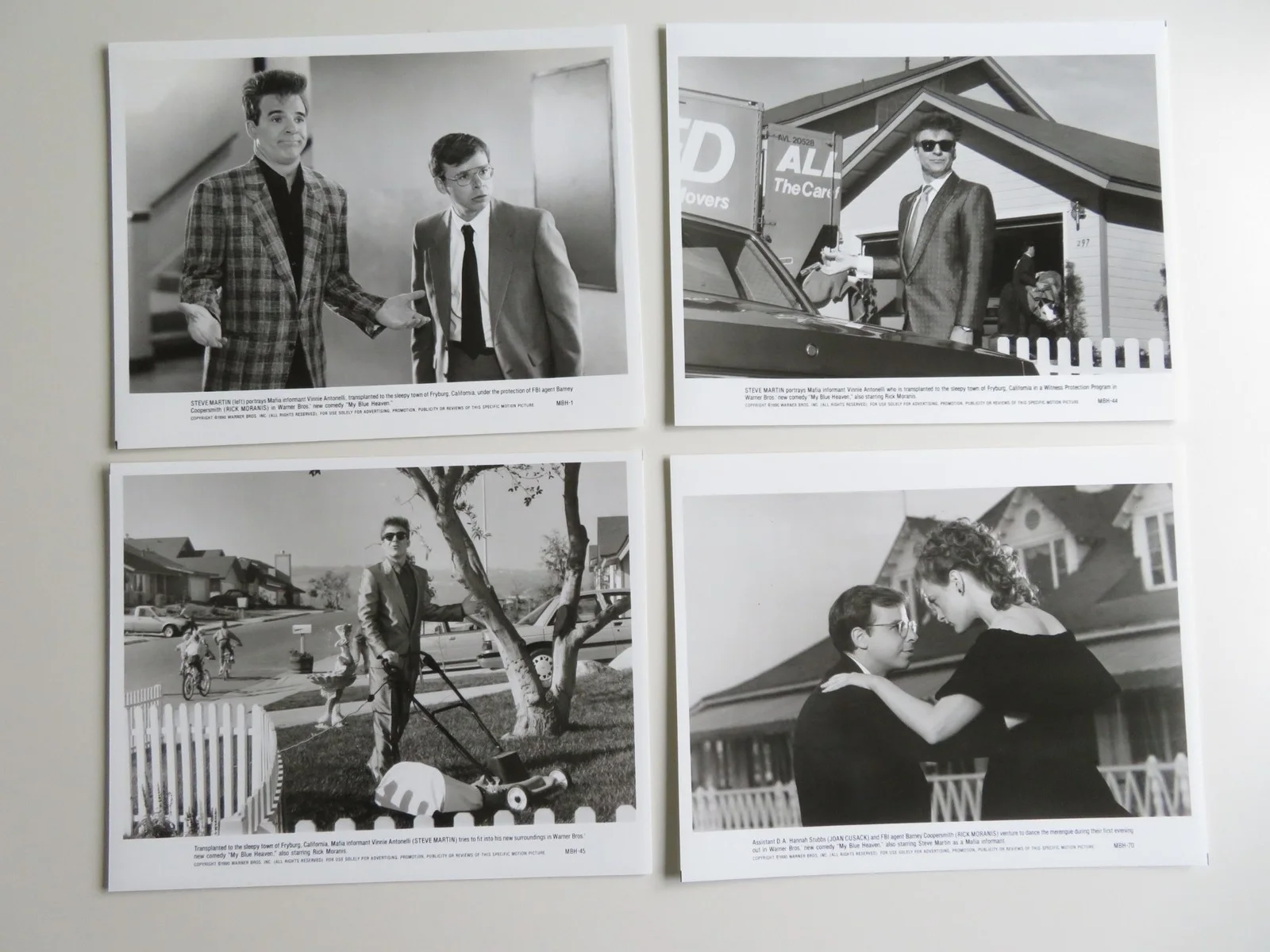 MY BLUE HEAVEN PRESS KIT 1990 STEVE MARTIN RICK MORANIS JOAN CUSACK, изображение 3