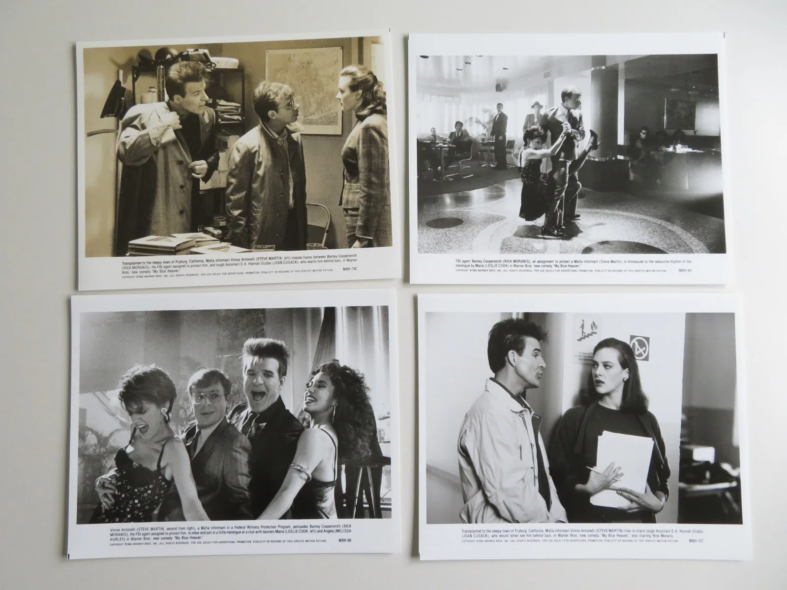 MY BLUE HEAVEN PRESS KIT 1990 STEVE MARTIN RICK MORANIS JOAN CUSACK, изображение 4
