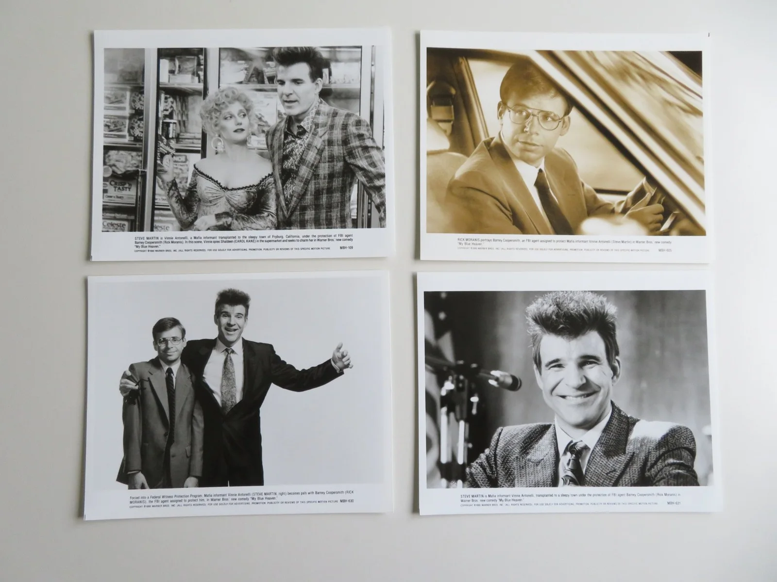 MY BLUE HEAVEN PRESS KIT 1990 STEVE MARTIN RICK MORANIS JOAN CUSACK, изображение 5