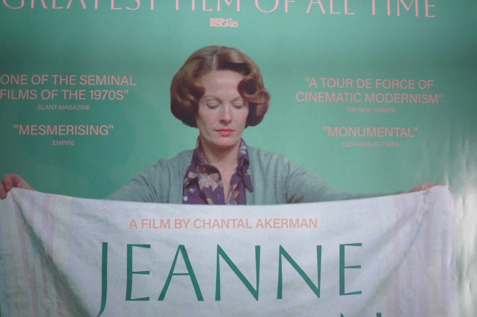 Jeanne Dielman, 23 quai du Commerce, 1080 Brux RARE UK 40"x30" Quad Movie Poster, изображение 3