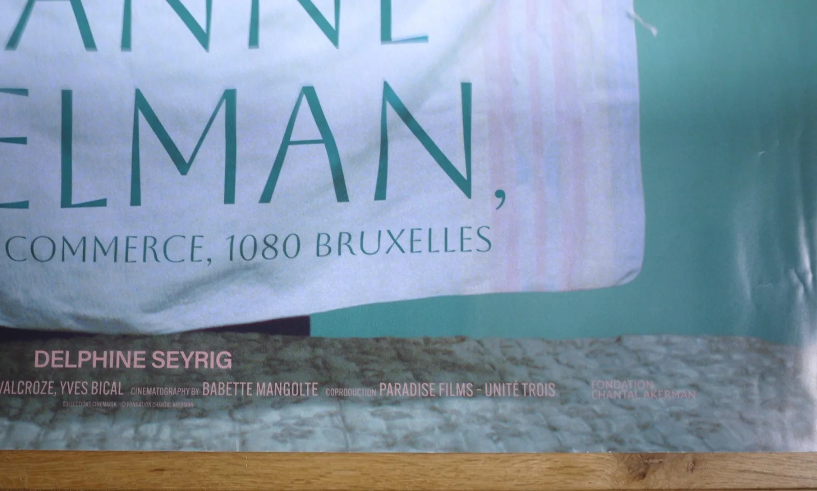 Jeanne Dielman, 23 quai du Commerce, 1080 Brux RARE UK 40"x30" Quad Movie Poster, изображение 5