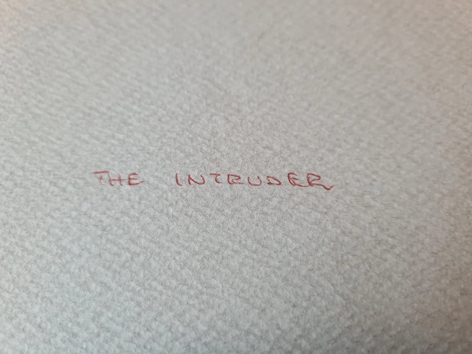 THE INTRUDER, An Original Screenplay by Murray Salem, original & genuine, изображение 2