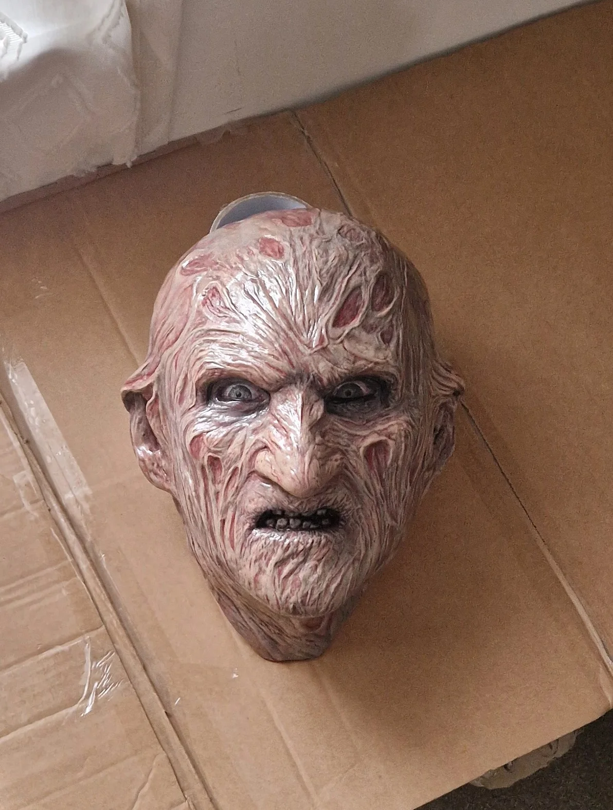 life size bust 1:1 Freddy Krueger Nightmare on elm street 2 Face bust .....Rare, image 2
