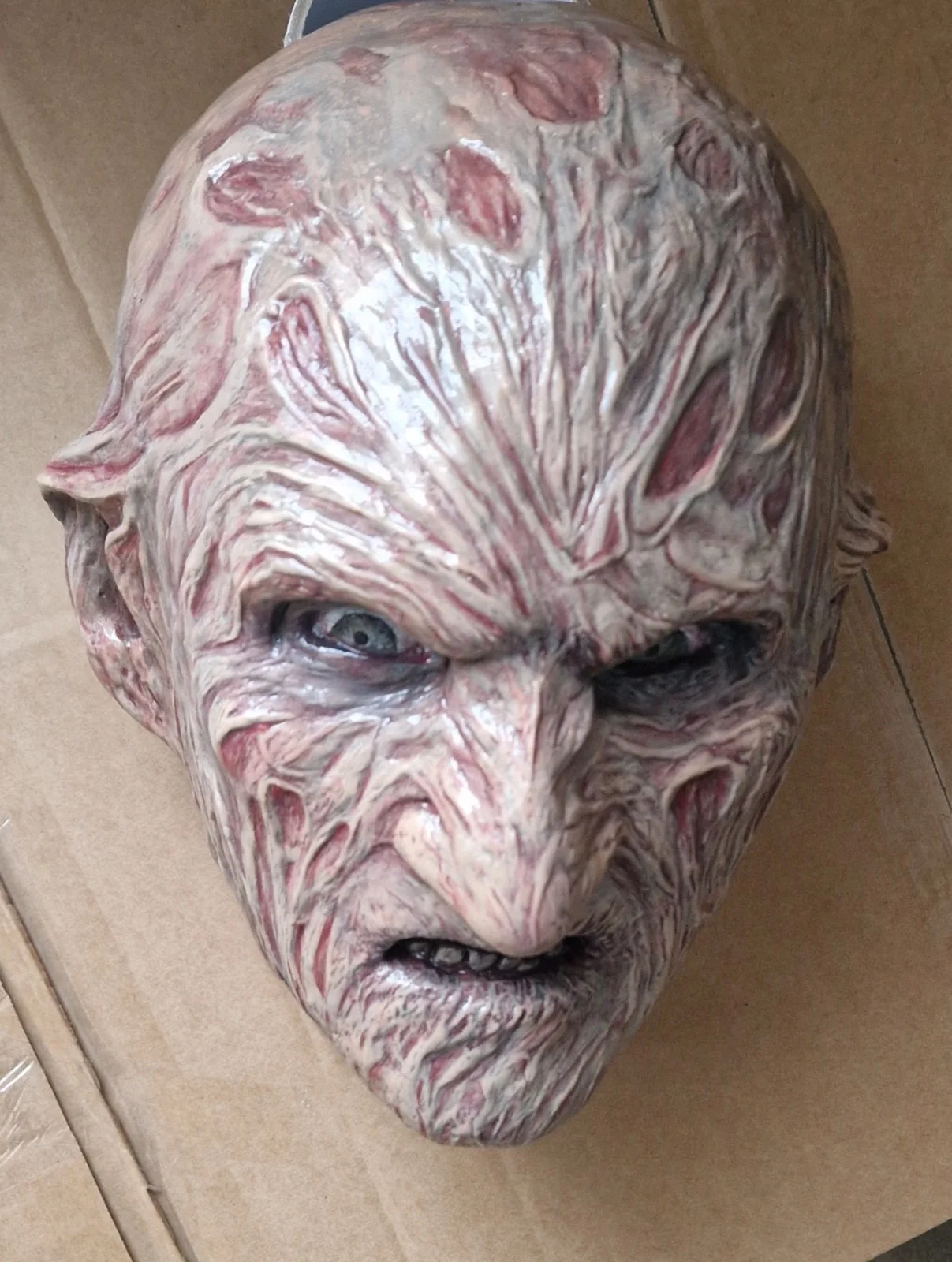 life size bust 1:1 Freddy Krueger Nightmare on elm street 2 Face bust .....Rare, image 3