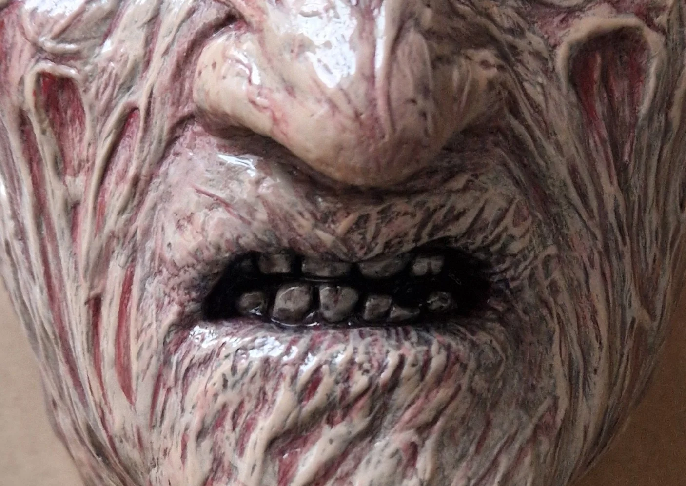 life size bust 1:1 Freddy Krueger Nightmare on elm street 2 Face bust .....Rare, image 4