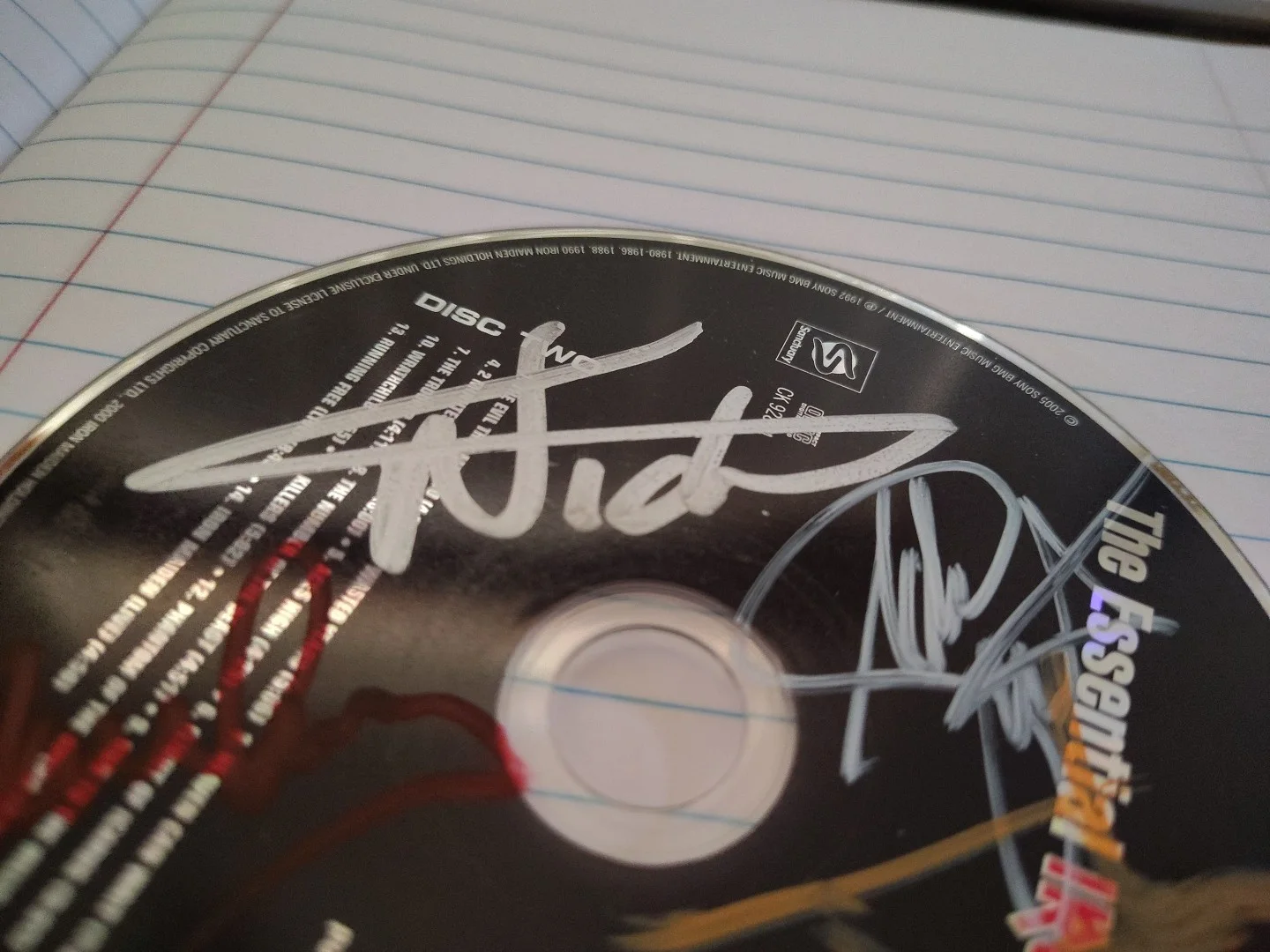 Iron Maiden Essential Signed CD 5 Members, image 5