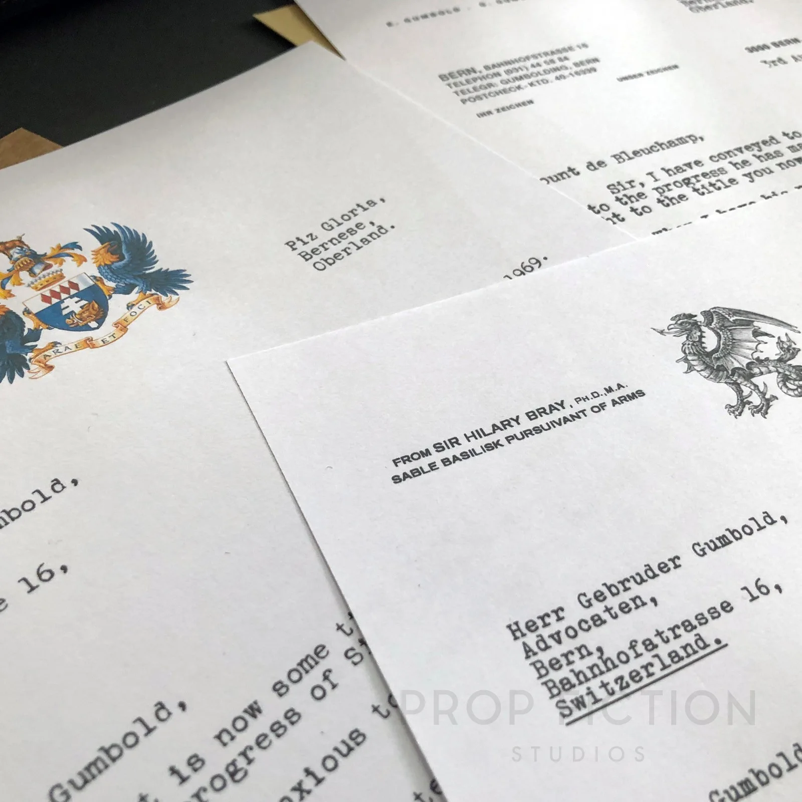 Cosplay Display: On Her Majesty’s Secret Service / OHMSS Correspondence Letters, image 3