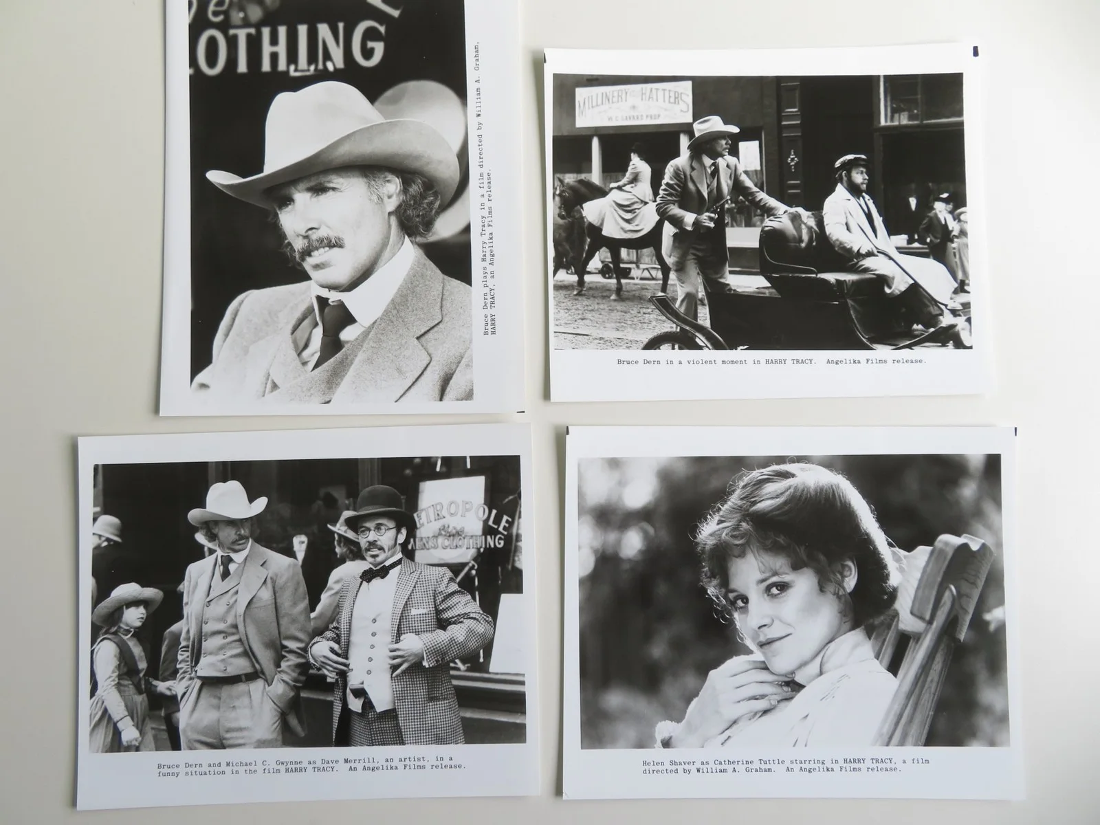 HARRY TRACY: THE LAST OF A WILD BUNCH PRESS KIT 1982 BRUCE DERN HELEN SHAVER, изображение 4