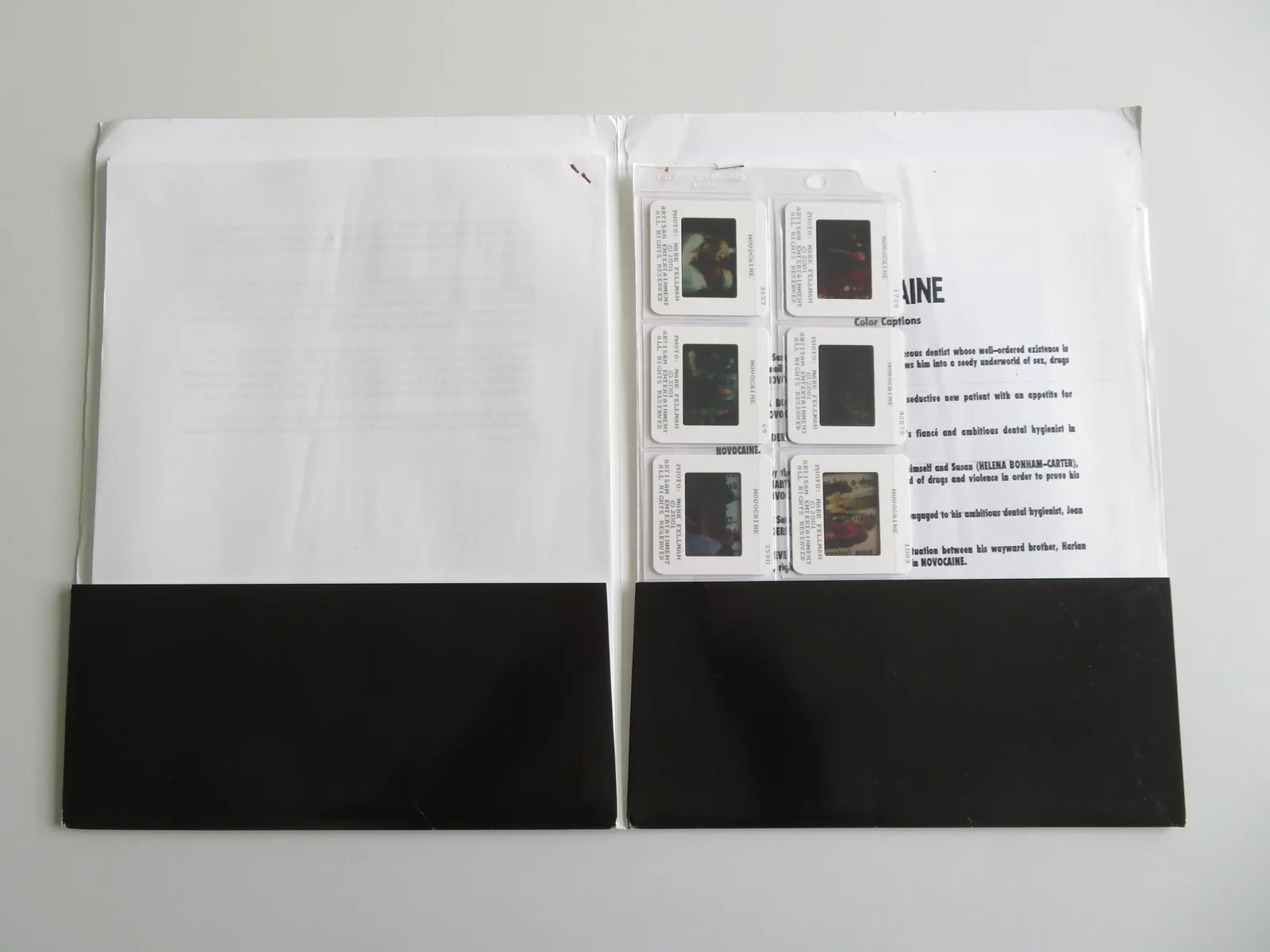 NOVOCAINE PRESS KIT 2001 STEVE MARTIN LAURA DERN, изображение 2