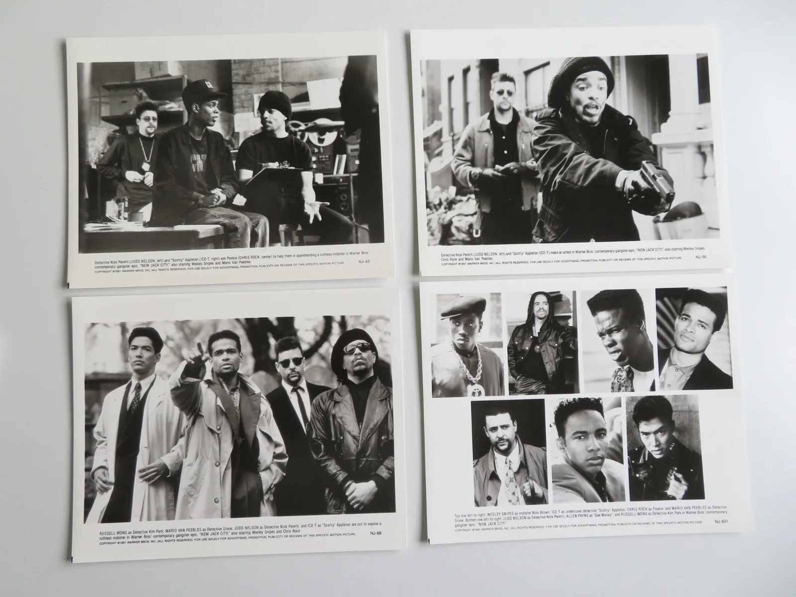 NEW JACK CITY PRESS KIT 1991 WESLEY SNIPES ICE-T CHRIS ROCK, image 4