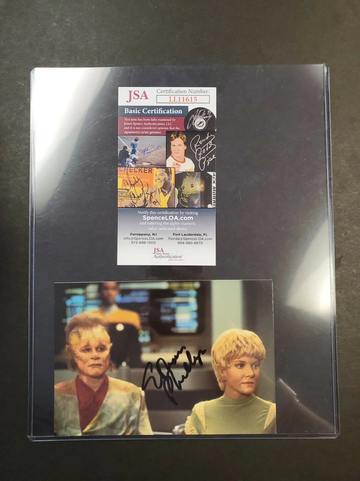 Ethan Phillips — Ethan Phillips -Neelix- 4 x 6 Picture Star Trek Voyager JSA COA