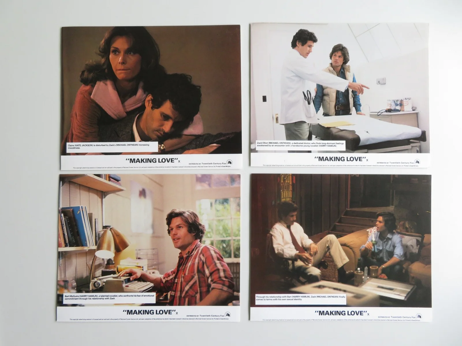MAKING LOVE PRESS KIT 1982 MICHAEL ONTKEAN KATE JACKSON, image 3